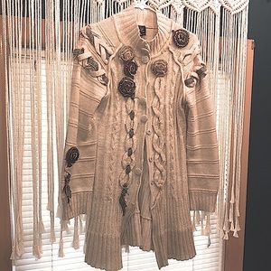 Covelo sweater jacket. Gorgeous with so much detail.